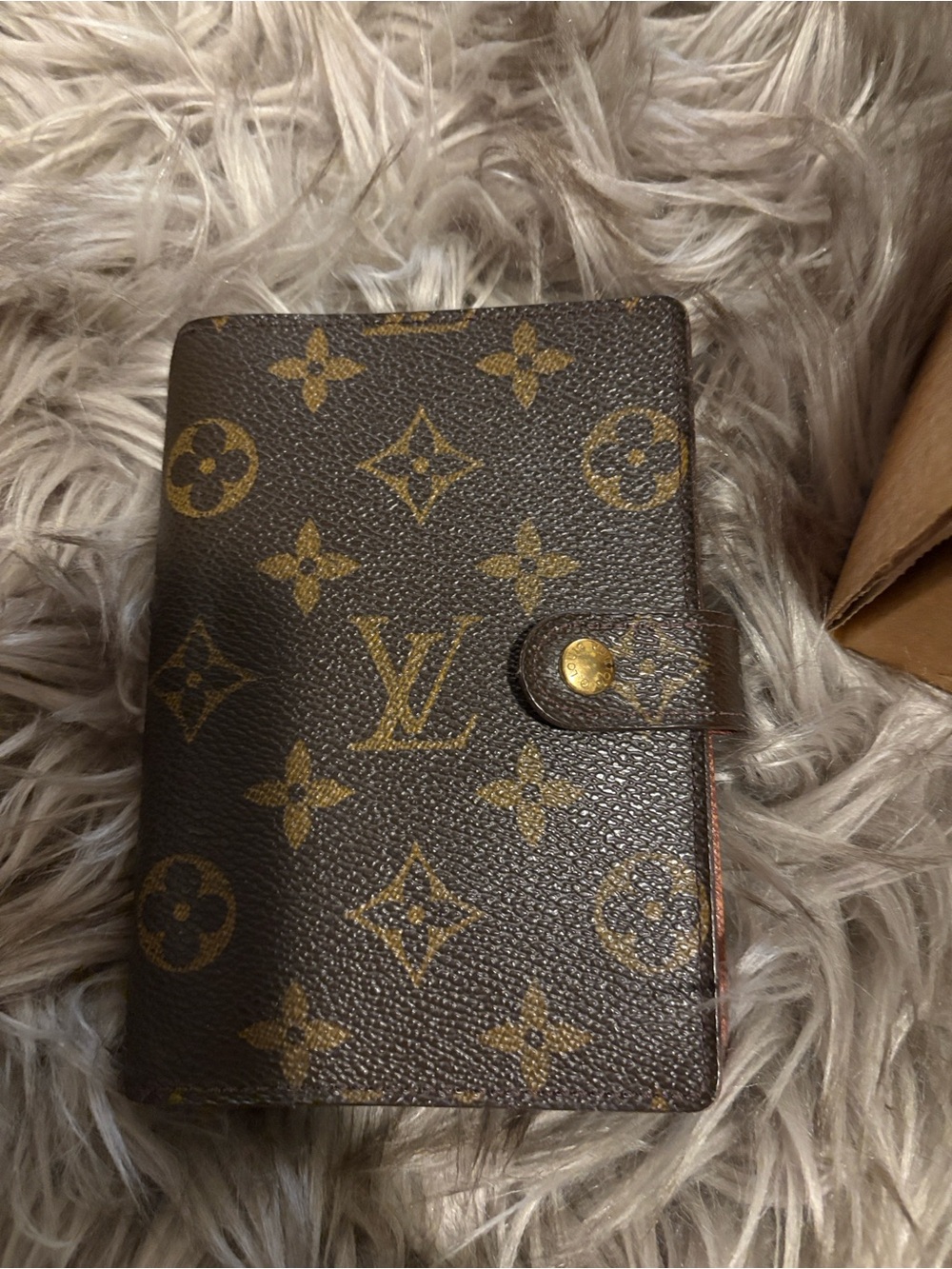 Louis Vuitton Brown Monogram Canvas Card & Key Organizer with Gold Hardware